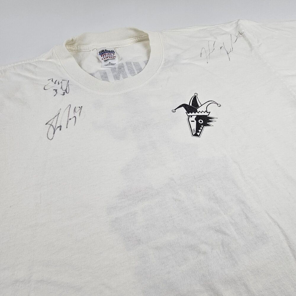 2003 Phoenix Coyotes Family Festival Signed Autograph T Shirt XL NHL Hockey y2k